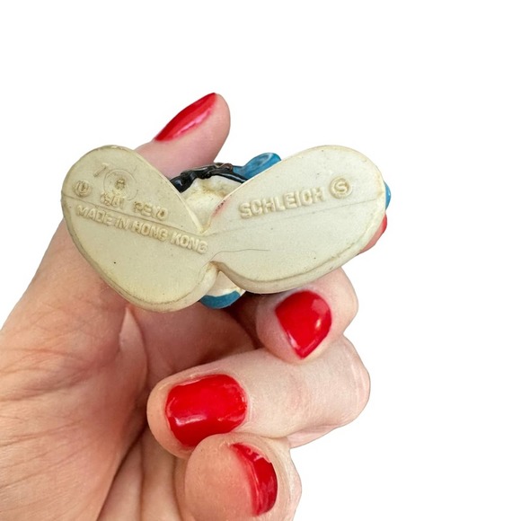 Vintage 1981 Smurf  Peyo Police Officer Cop Bully Stick Club Bobby Bobbies - Picture 6 of 7